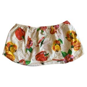 Sweet Pepper Print Bandeau Top